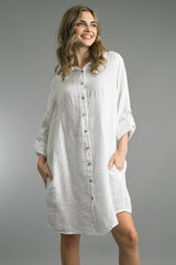 Button Front Dress
