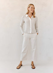 Contrast Placket Button Down