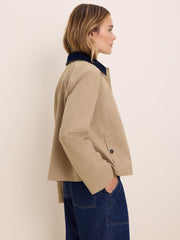 Cord Collar Twill Jacket