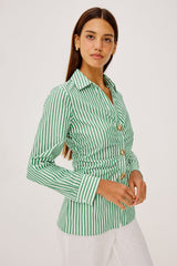 Caralyn - Emerald Stripe