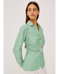 Caralyn - Emerald Stripe