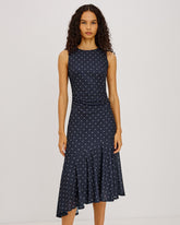 Daija - Navy Polka Dots
