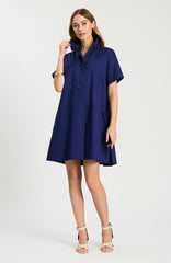 Addie Cotton Short Shirtdress