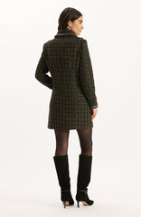 Beth Gold Button Boucle Dress