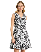 Emory Floral Sleeveless Wrap Dress