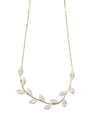 CZ Leaf Necklace