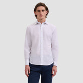 Axel Windowpane Shirt - White
