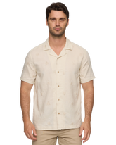 Chandler SS Embroidered Camp Collar Shirt