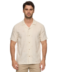 Chandler SS Embroidered Camp Collar Shirt