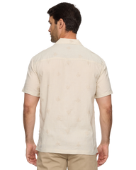 Chandler SS Embroidered Camp Collar Shirt