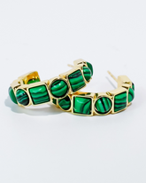 Emerald Luxe Hoop
