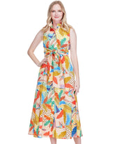 Back Wrap Midi Dress