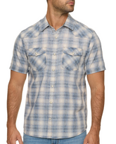 Bourne SS Vintage Soft Plaid Western Shirt