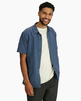 Desert Pucker Dry Short Sleeve - Collins Blue
