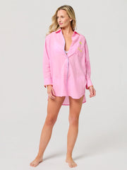 "Vacay/Out of Office" Cover-Up Shirt