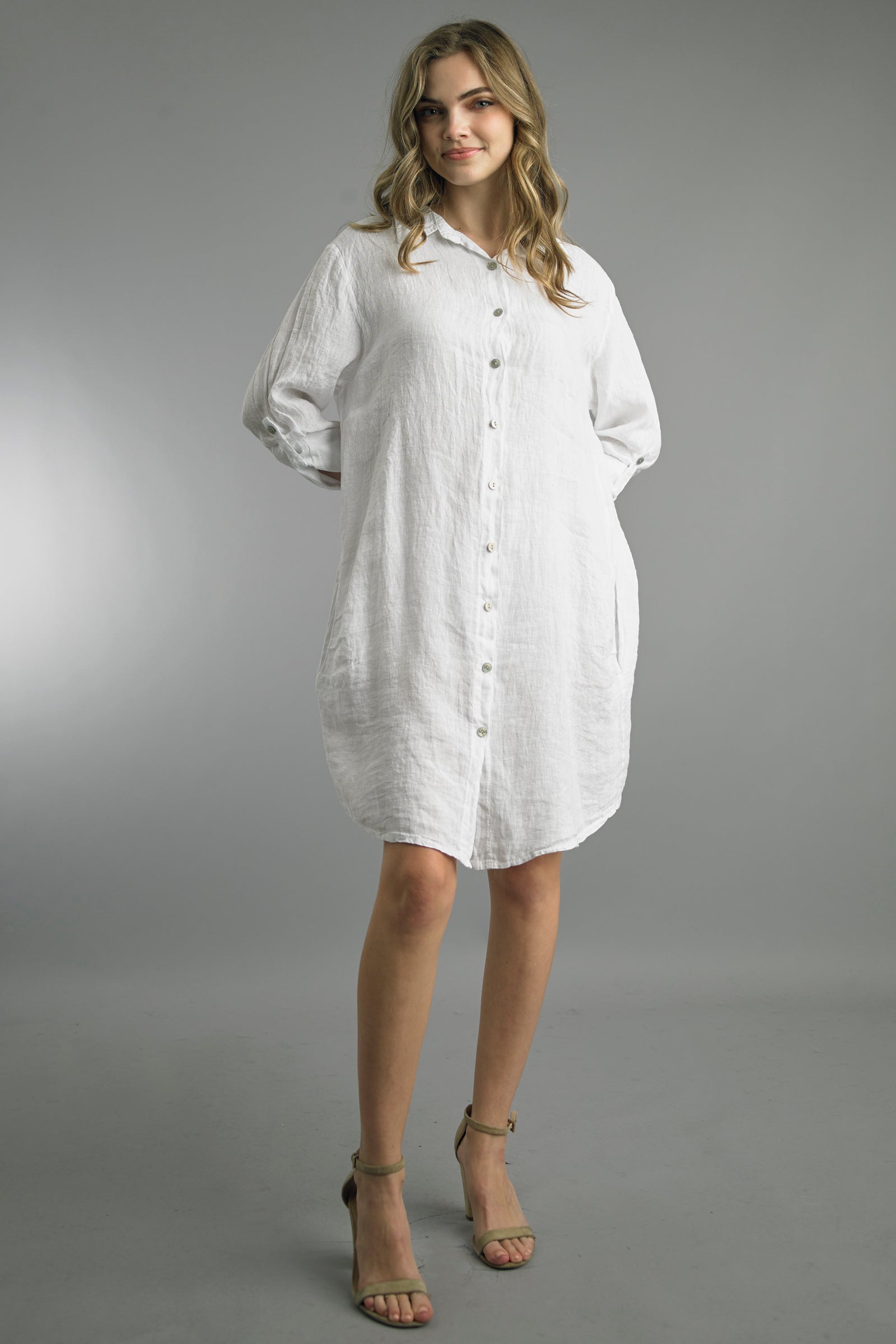 Button Front Dress