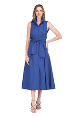 Back Wrap Maxi Dress - Navy