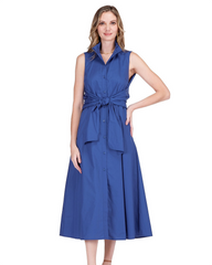 Back Wrap Maxi Dress - Navy