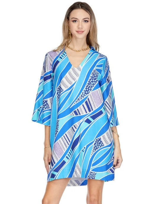 Collar Tunic Dress
