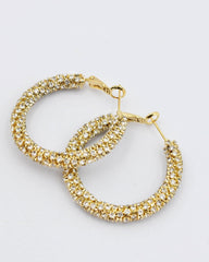 Chic Crystal Hoop