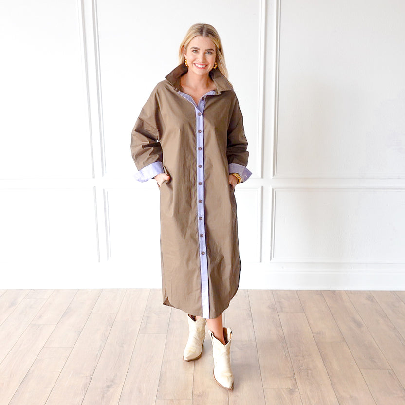 Dani Dress Forest And Lavender