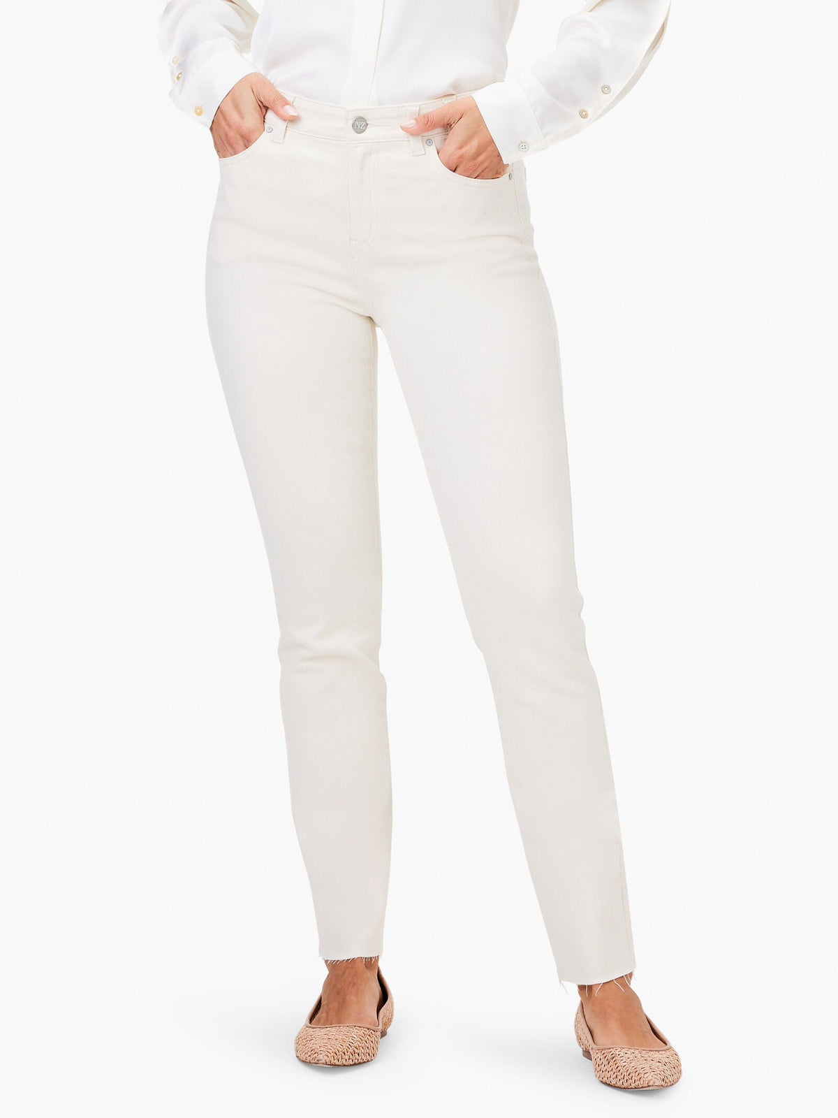 28" Mid Rise Straight Ankle Jean