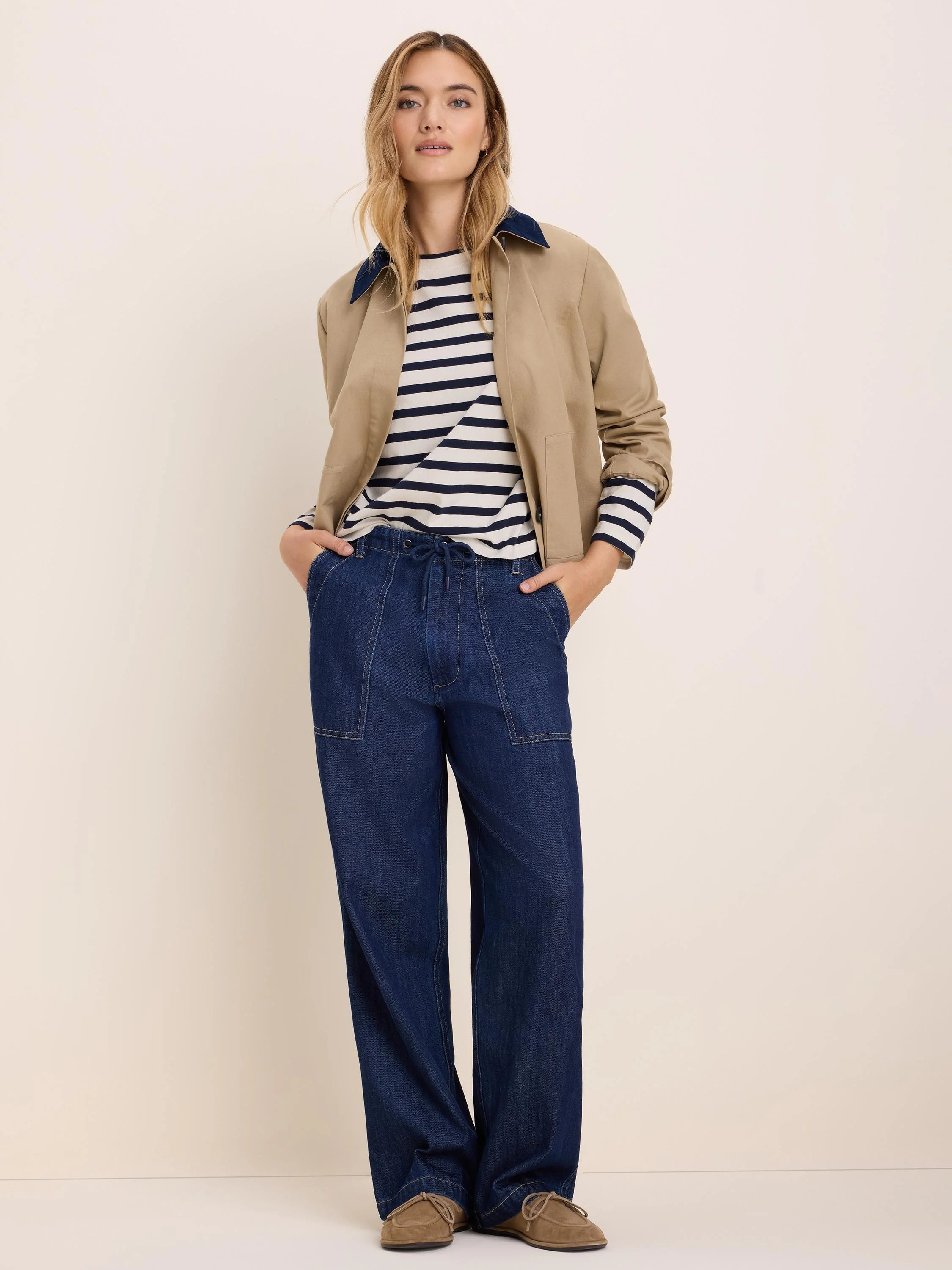 Cord Collar Twill Jacket