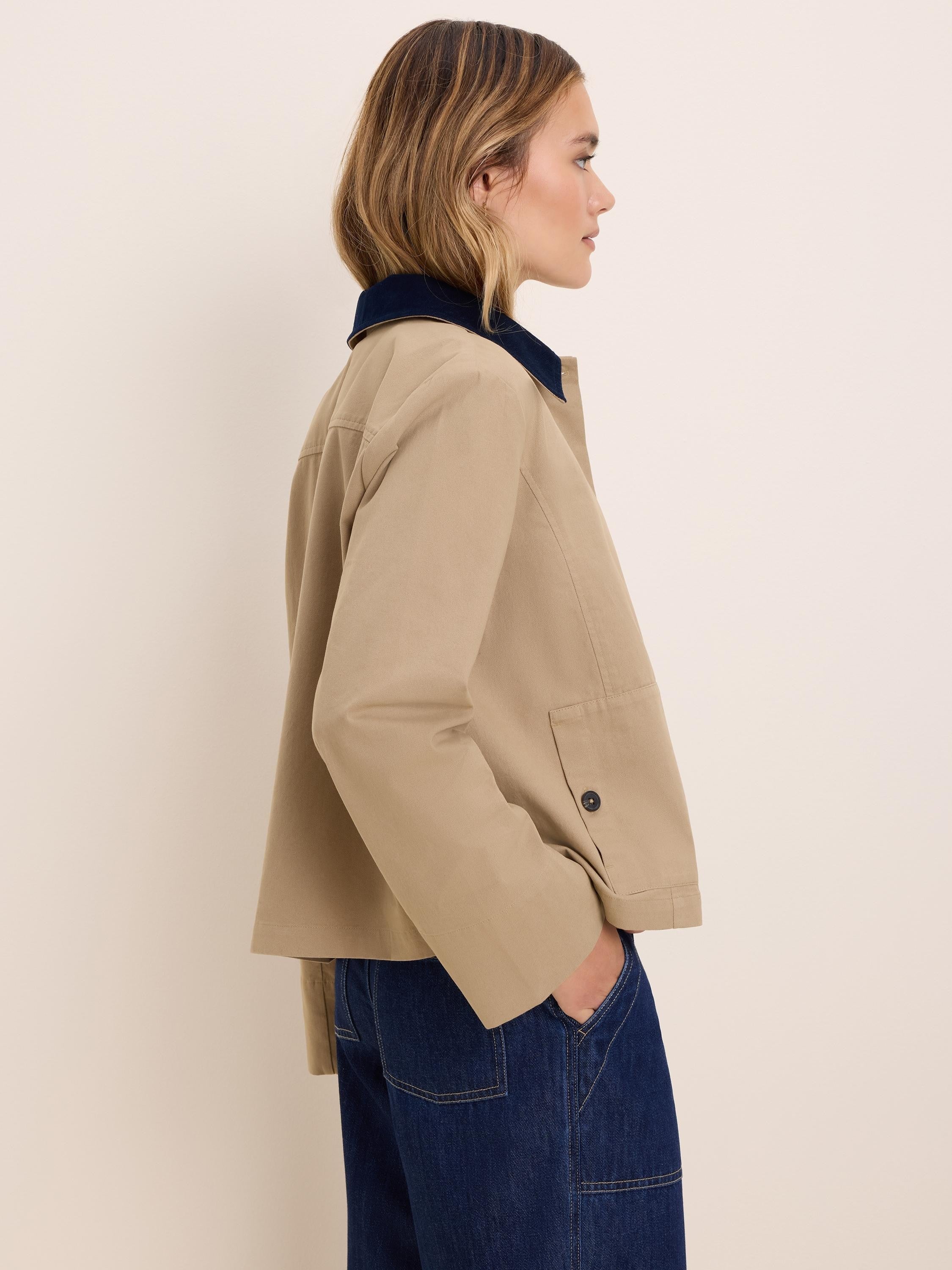 Cord Collar Twill Jacket