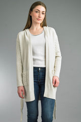 Cable Hoodie Sweater
