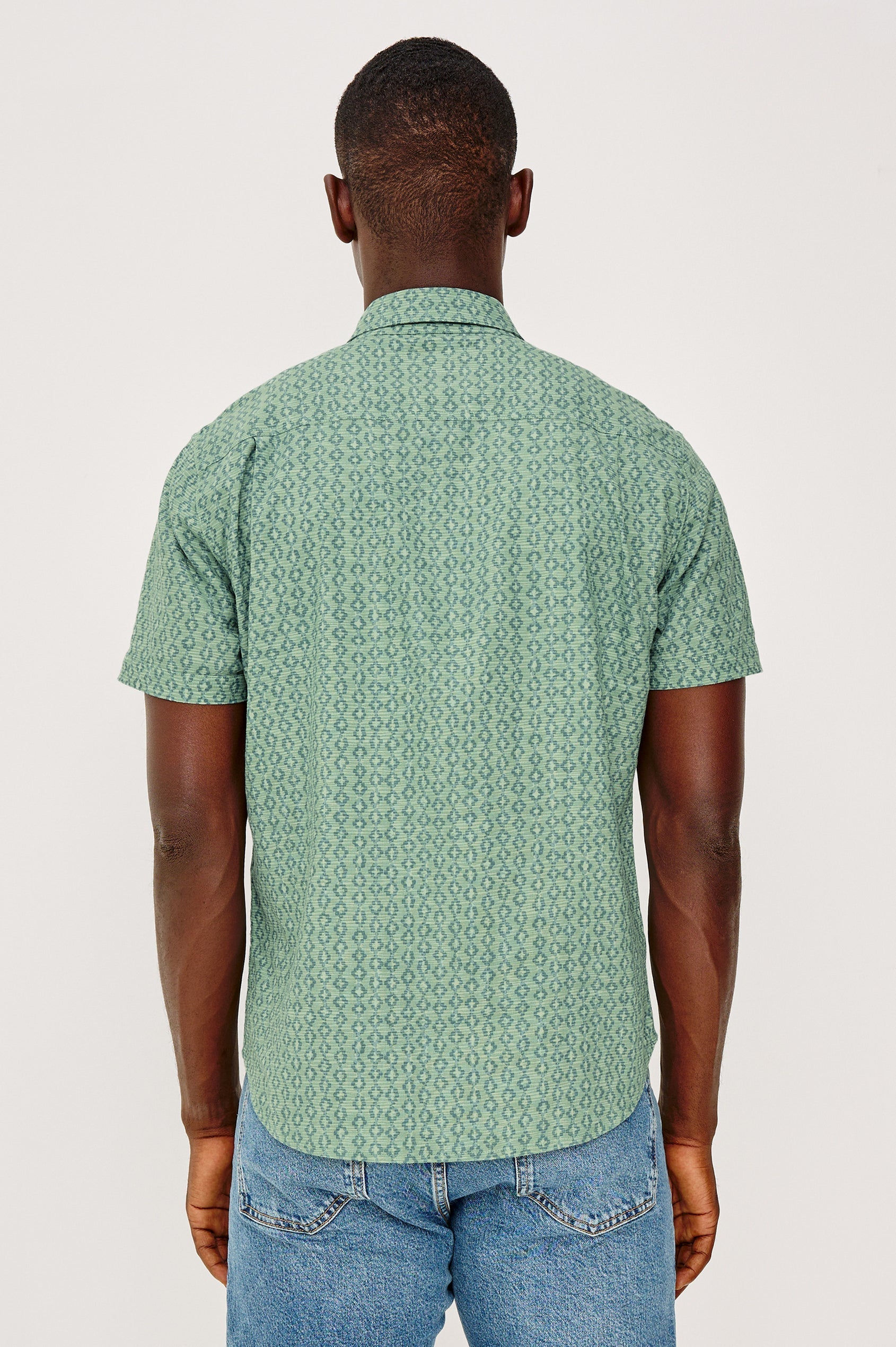 Carson - Wavy Batik Aqua