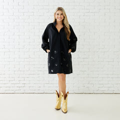 Celia Sparkle Black