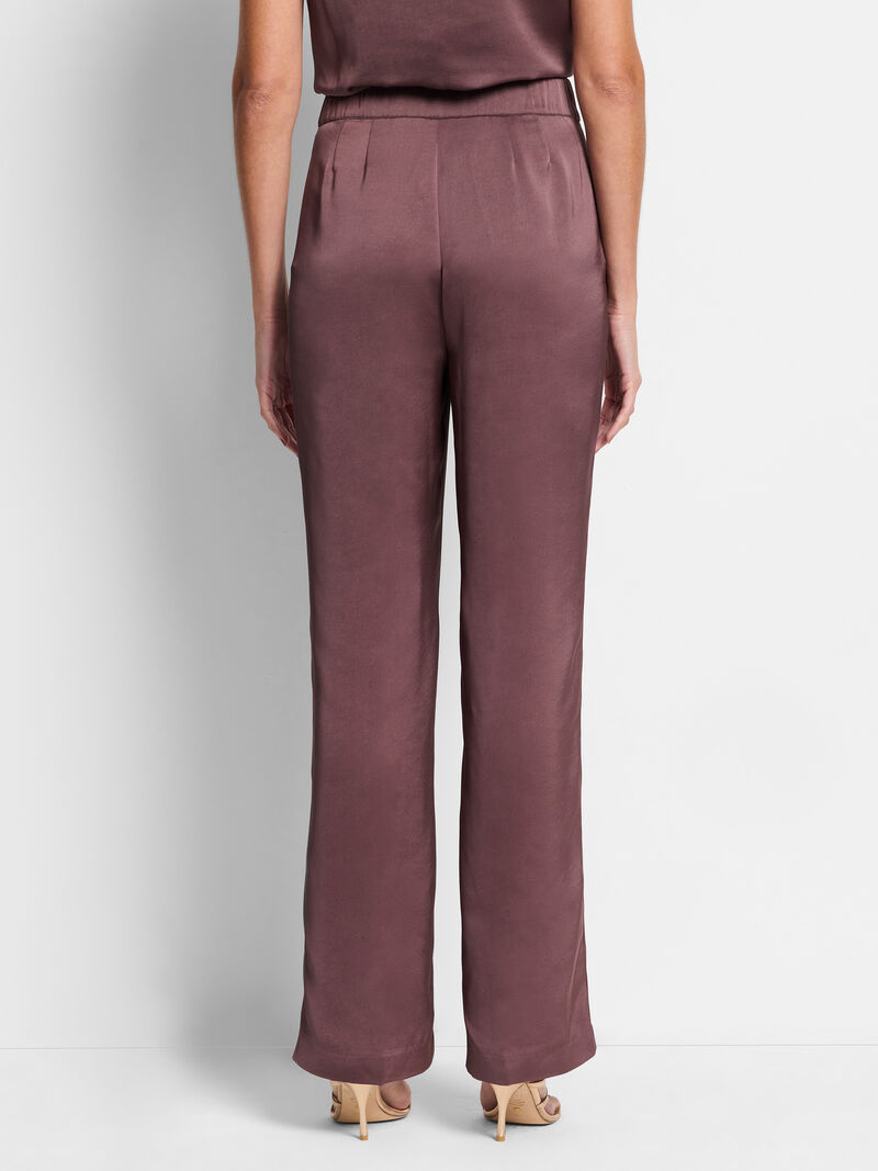 31" Eliot Wide Leg Luxe Satin Pant