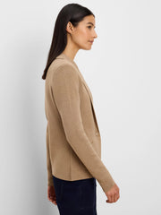Elegant Knit Tailored Blazer