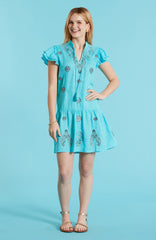 Aimee Embroidery Linen Dress
