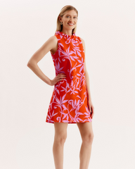 Ella Tropical Orchid Dress