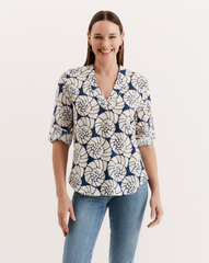 Anna Linen/Cotton Shell Shirt