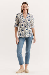Anna Linen/Cotton Shell Shirt
