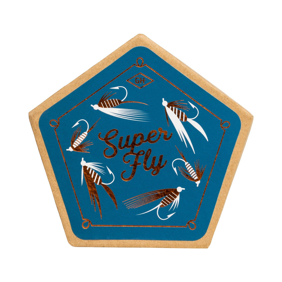 Ceramic Coaster Fishing Setof4