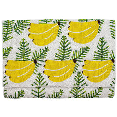 Beaded Banana Clutch
