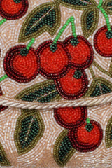 Cherry Bag with Rope Trim