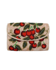 Cherry Bag with Rope Trim