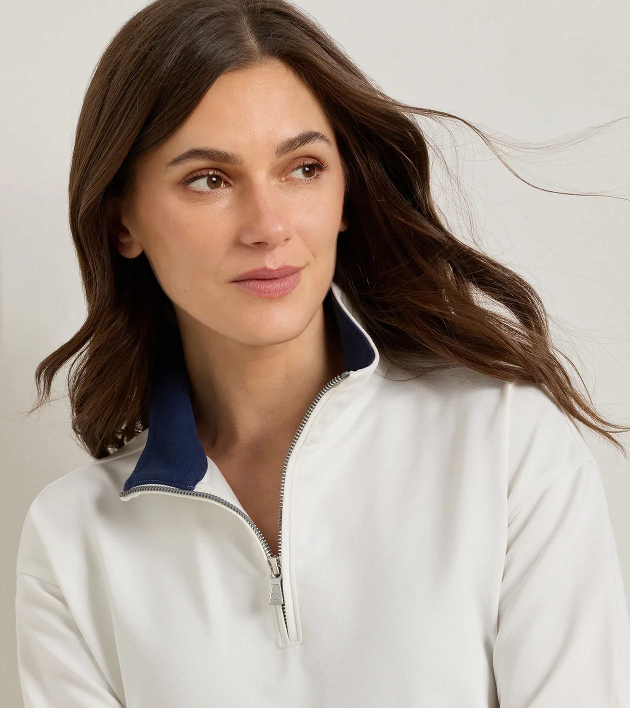 Coolspun Lite Cotton Quarter-Zip Pullover