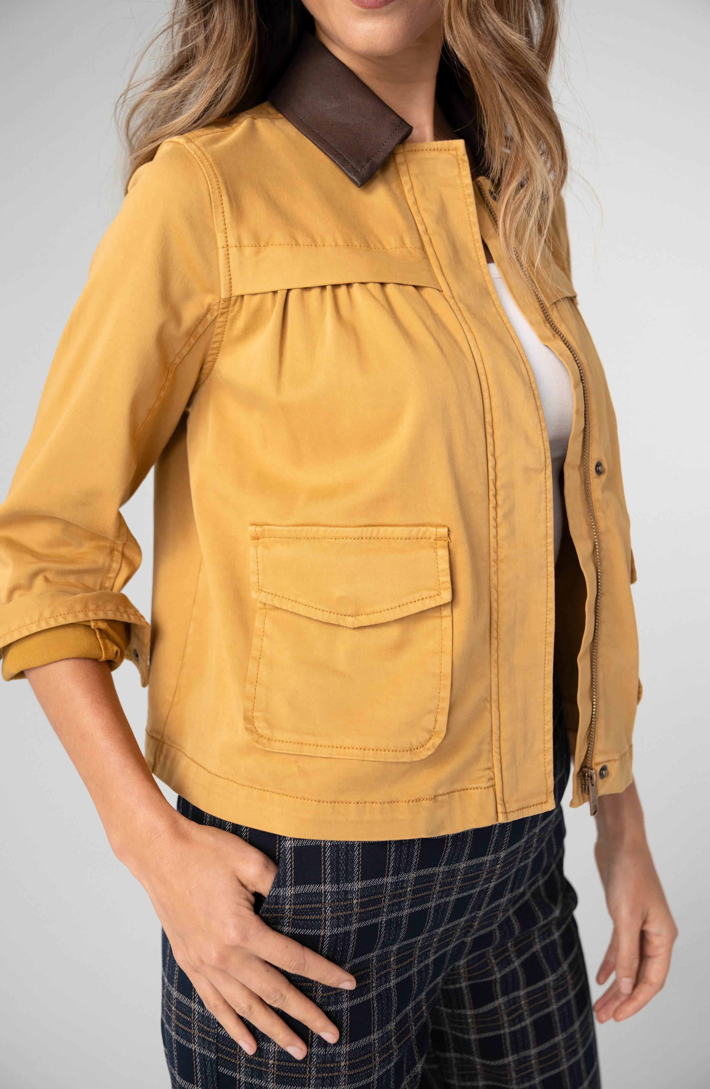 Collared Swing Jacket