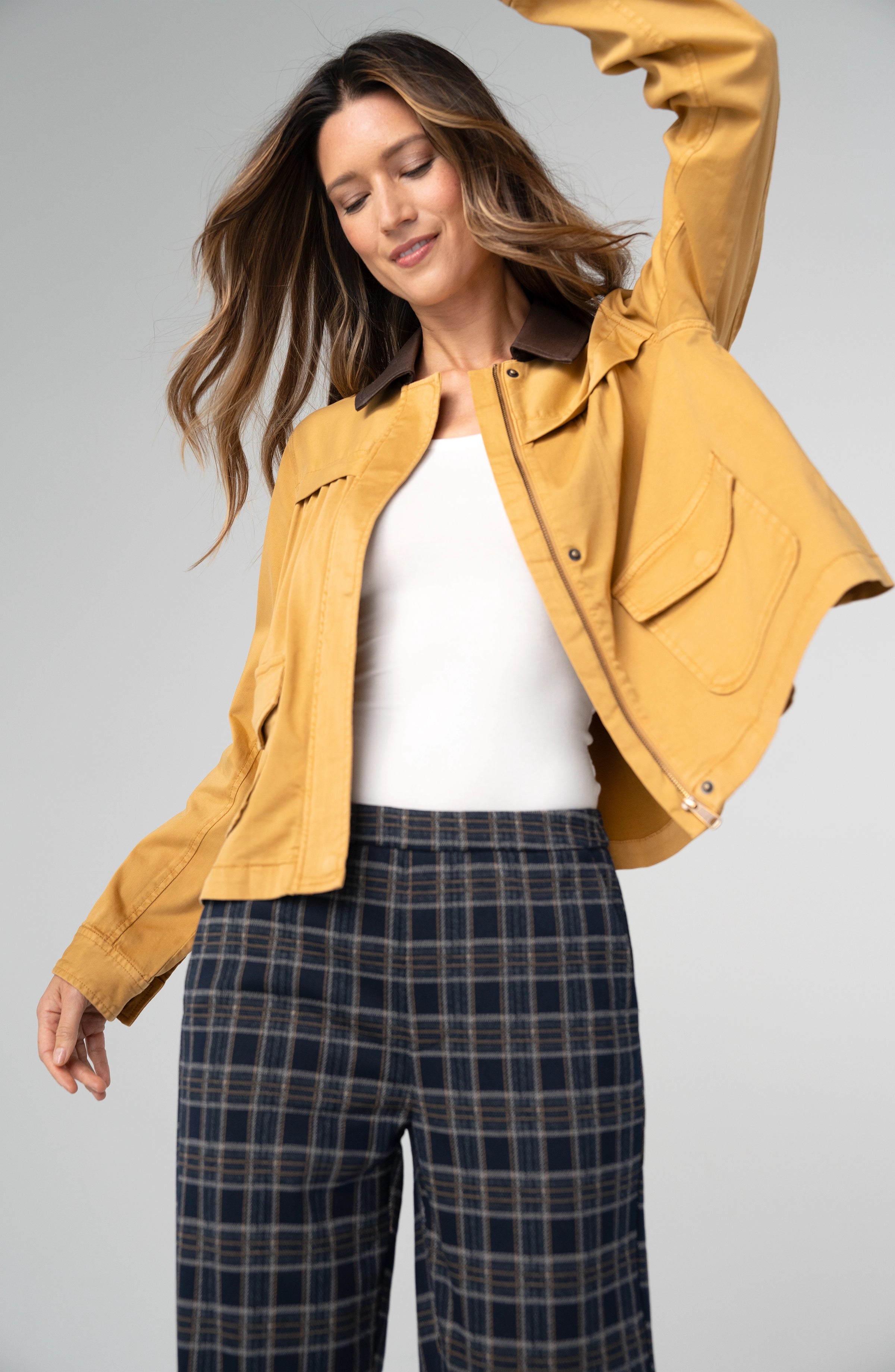 Collared Swing Jacket