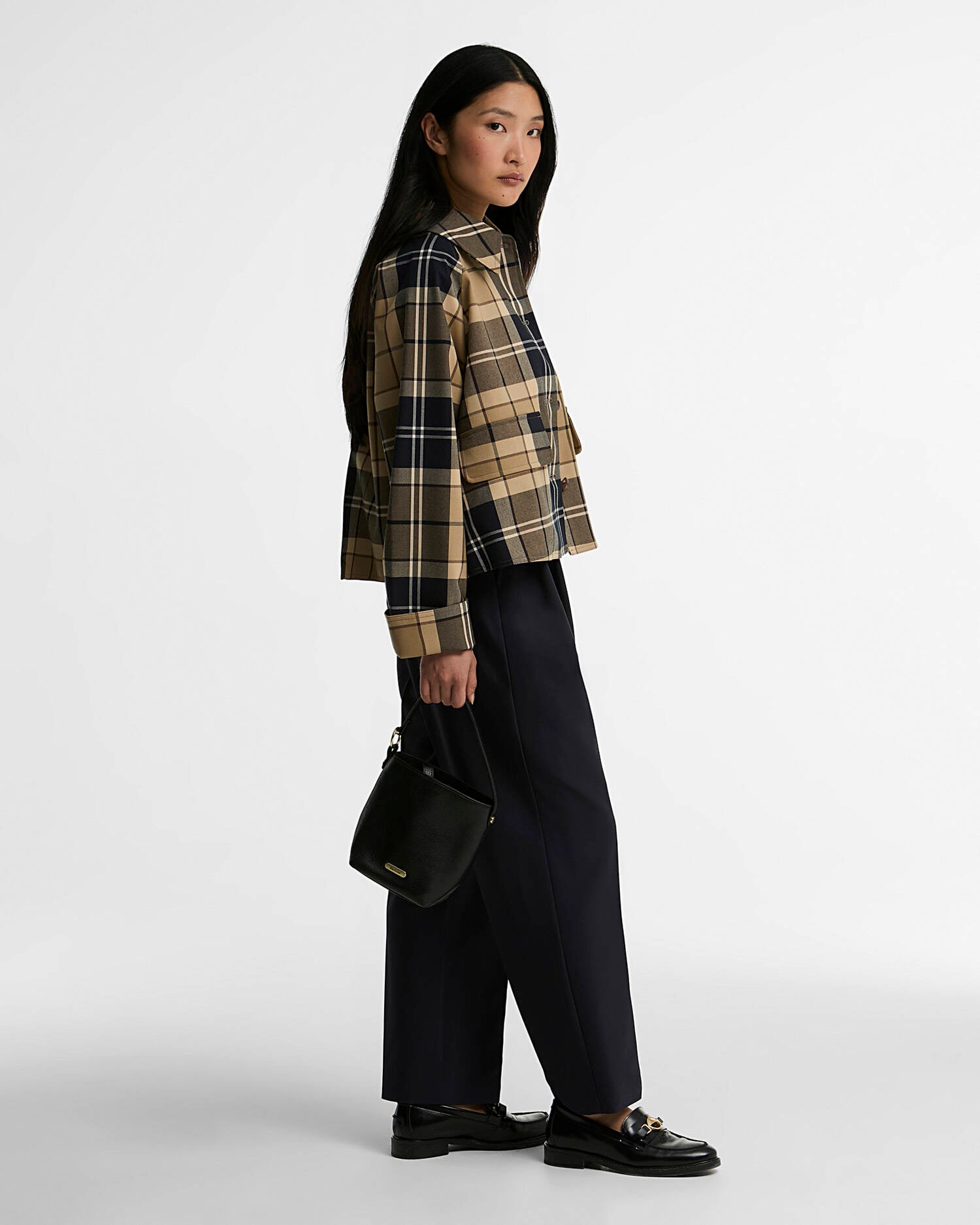 Delilah Tartan Showerproof Jacket