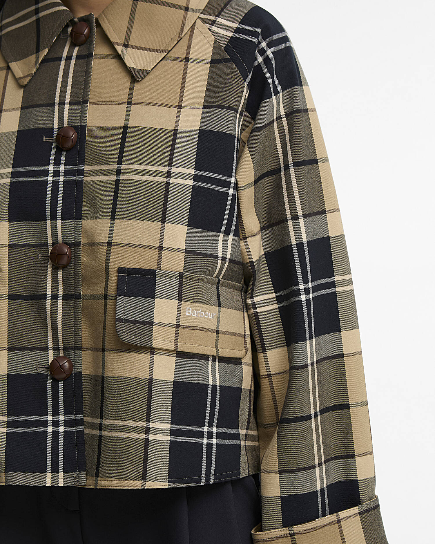 Delilah Tartan Showerproof Jacket