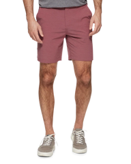COTTON BLEND ANY-WEAR PERFORMANCE SHORT - 8" INSEAM
