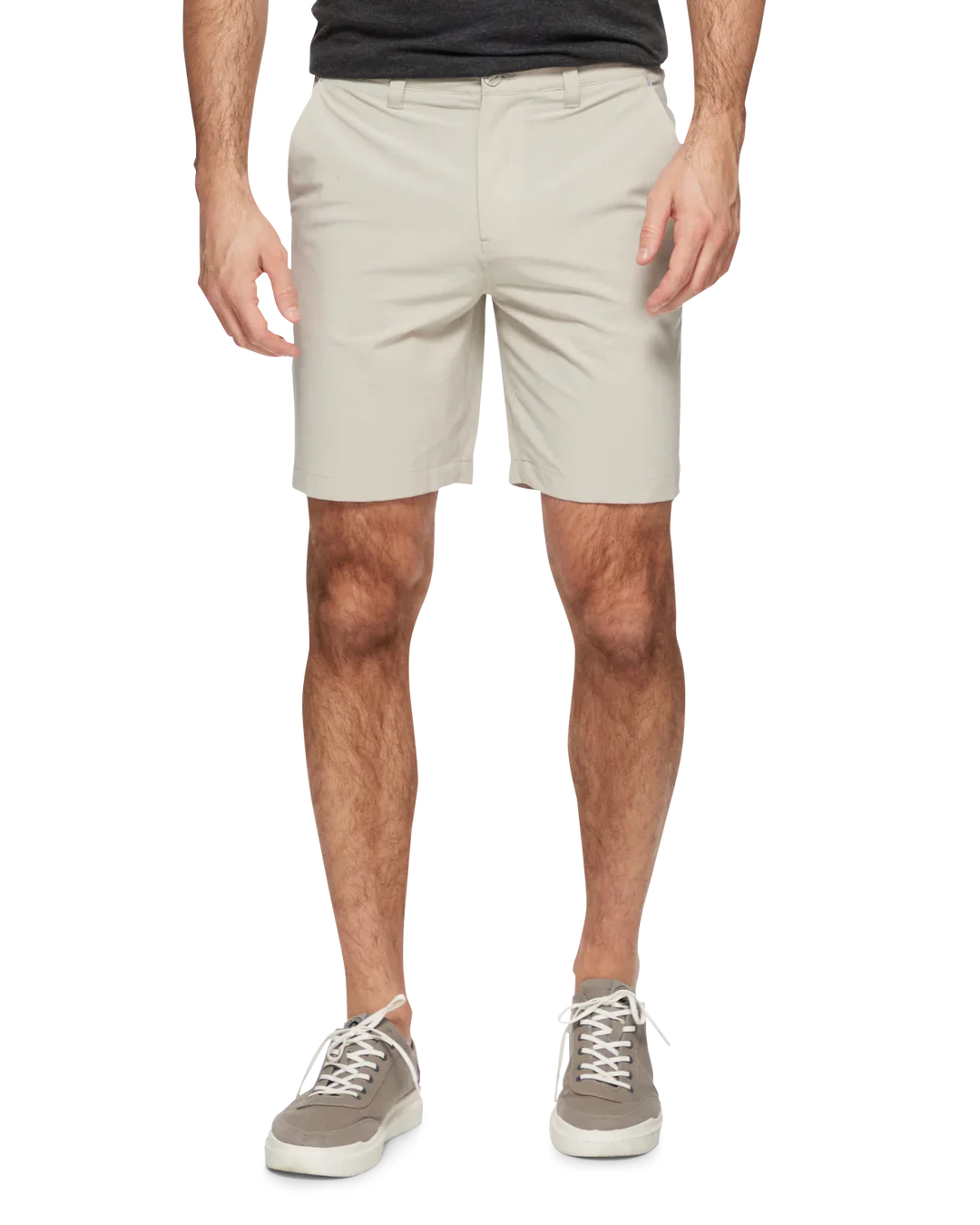 COTTON BLEND ANY-WEAR PERFORMANCE SHORT - 8" INSEAM