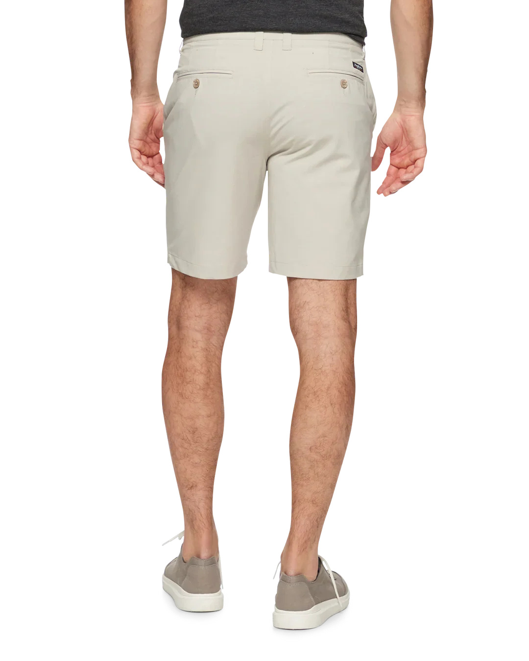 COTTON BLEND ANY-WEAR PERFORMANCE SHORT - 8" INSEAM
