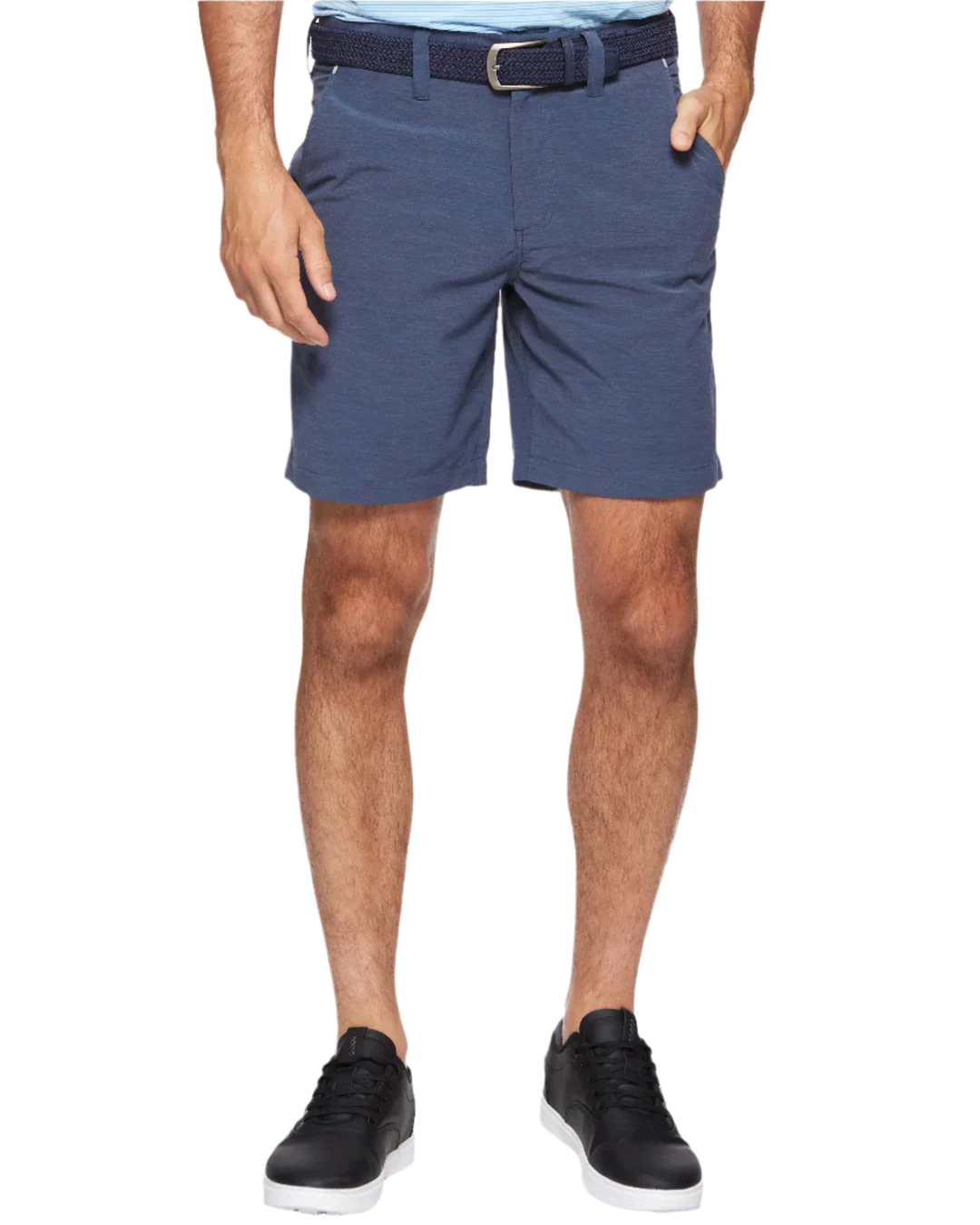COTTON BLEND ANY-WEAR PERFORMANCE SHORT - 8" INSEAM